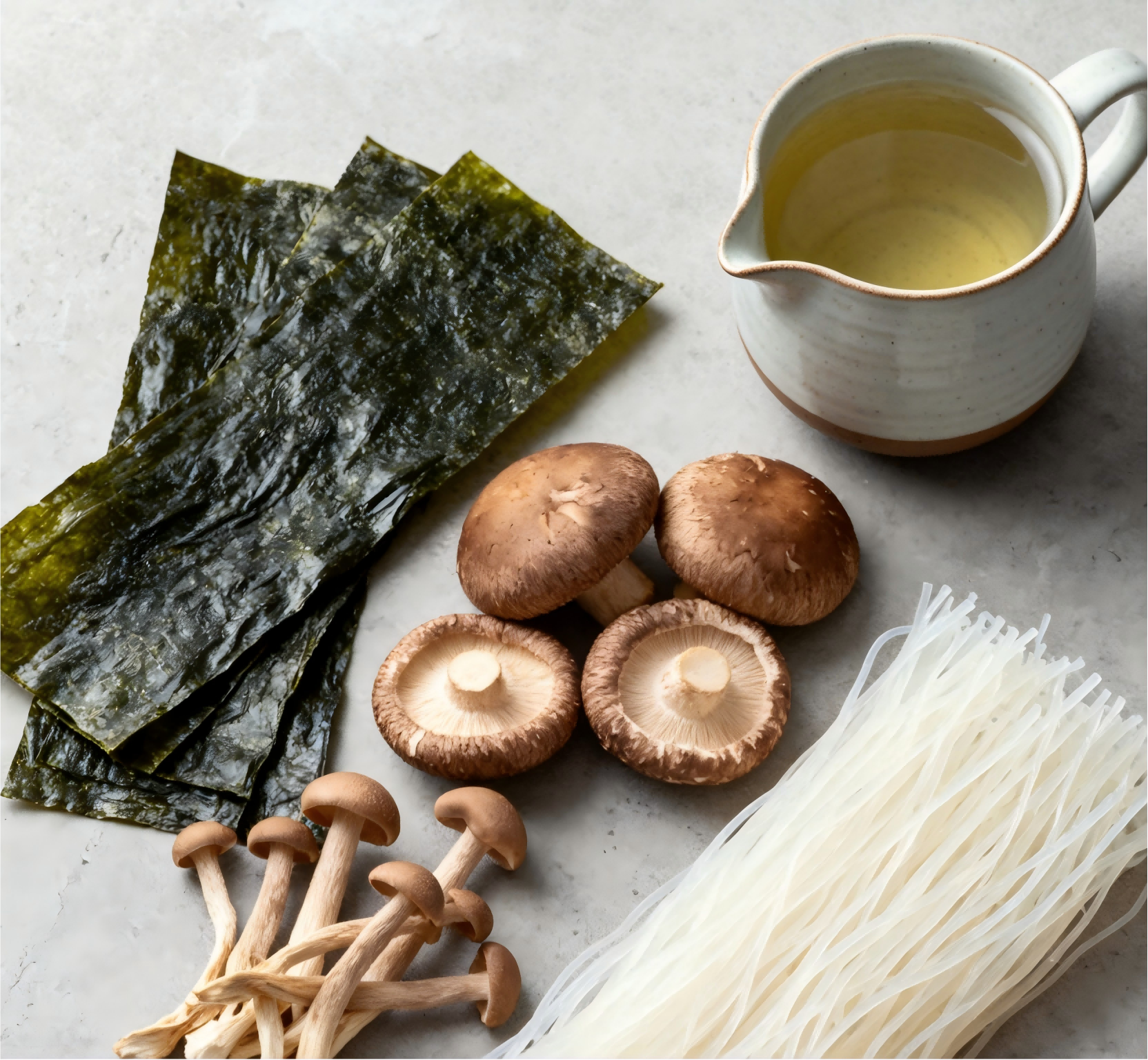 jimeng-2026-06-09-4169- Minimalist flat lay of dried kombu seaw...(1) jimeng-2026-06-09-4169- Минималистичный плоский слой сушеных морских водорослей комбу...(1)